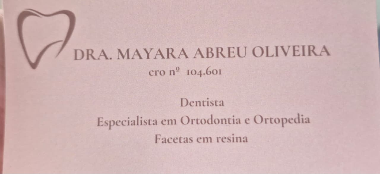 Dra Mayara Abreu Oliveira